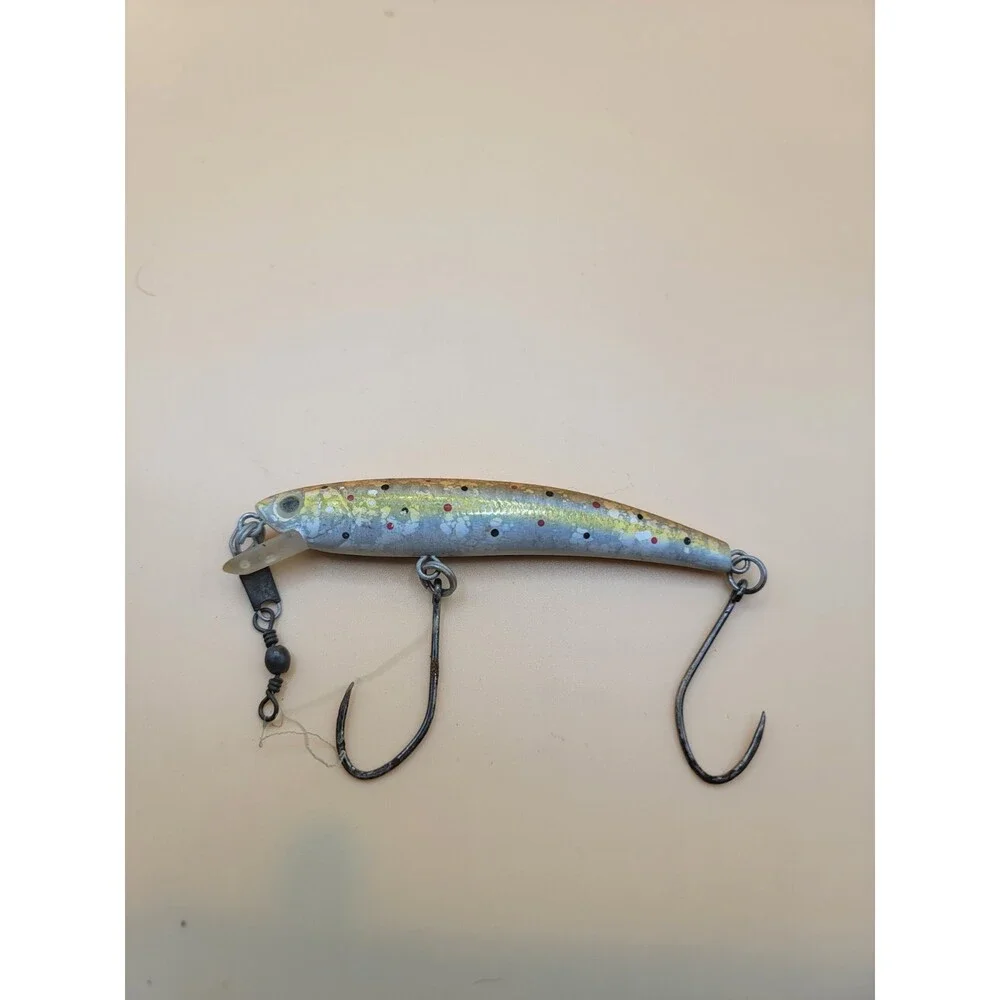 Vintage Fishing Lure Minnow 2 Hooks